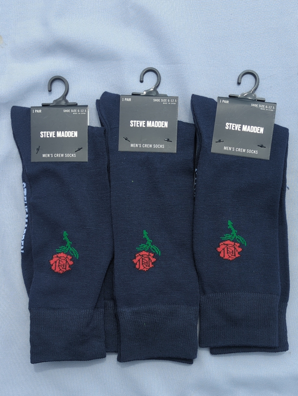3PAIR BUNDLE + STEVE MADDEN CREW SOCKS